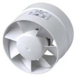 Plieger ventilator Cilinder 188 M3/h 125 mm wit