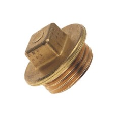 Trinnity Draadfitting plugstop 1" buitendraad messing 0537025 Trinnity Draadfitting plugstop 1" buitendraad messing 0537025