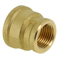 Bonfix Draadfitting verloopsok messing bi.dr. x bi.dr. 1/2"x1/4" 81439 Bonfix Draadfitting verloopsok messing bi.dr. x bi.dr. 1/2"x1/4" 81439