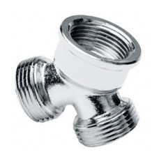 Plieger Y-stuk chroom 1/2"bix1/2"bux1/2"bi 050021 Plieger Y-stuk chroom 1/2"bix1/2"bux1/2"bi 050021