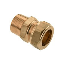 Bonfix Knelfitting messing puntstuk 1/2"x22mm conisch - gastec / kiwa 82529 Bonfix Knelfitting messing puntstuk 1/2"x22mm conisch - gastec / kiwa 82529