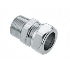 Bonfix Knelfitting vernikkeld puntstuk 3/4"bux22mm conisch - gastec / kiwa 82743AN Bonfix Knelfitting vernikkeld puntstuk 3/4"bux22mm conisch - gastec / kiwa 82743AN