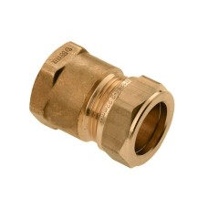 Bonfix Knelfitting messing schroefbus 1 1/2"x42mm gastec / kiwa 82588 Bonfix Knelfitting messing schroefbus 1 1/2"x42mm gastec / kiwa 82588