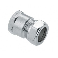 Bonfix Knelfitting vernikkeld schroefbus 1"bix22mm lange draad - gastec / kiwa 82585AN Bonfix Knelfitting vernikkeld schroefbus 1"bix22mm lange draad - gastec / kiwa 82585AN