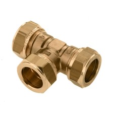 Bonfix Knelfitting messing T-stuk 10x10x10mm gastec / kiwa 82453 Bonfix Knelfitting messing T-stuk 10x10x10mm gastec / kiwa 82453
