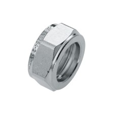Bonfix Knelfitting vernikkeld wartelmoer 10mm gastec/kiwa 84061AN Bonfix Knelfitting vernikkeld wartelmoer 10mm gastec/kiwa 84061AN
