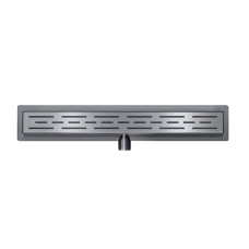 Douchegoot met flens en rooster 80 x 7 cm gunmetal PVD Douchegoot met flens en rooster 80 x 7 cm gunmetal PVD