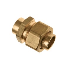 Bonfix Soldeerfitting koppeling messing 3-delig 2x15x15mm gastec 00321 Bonfix Soldeerfitting koppeling messing 3-delig 2x15x15mm gastec 00321