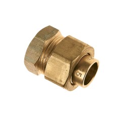 Bonfix Soldeerfitting koppeling messing 3-delig bi.dr.x1 1/2"x42mm 00253 Bonfix Soldeerfitting koppeling messing 3-delig bi.dr.x1 1/2"x42mm 00253