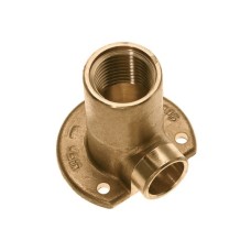 Bonfix Soldeerfitting muurplaat messing hoog 12mmx1/2" 90571 Bonfix Soldeerfitting muurplaat messing hoog 12mmx1/2" 90571