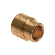 Bonfix Soldeerfitting verloopsok messing 15x12mm 82060 Bonfix Soldeerfitting verloopsok messing 15x12mm 82060