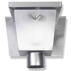 Rheinzink vergaarbak Vierkant 70mm